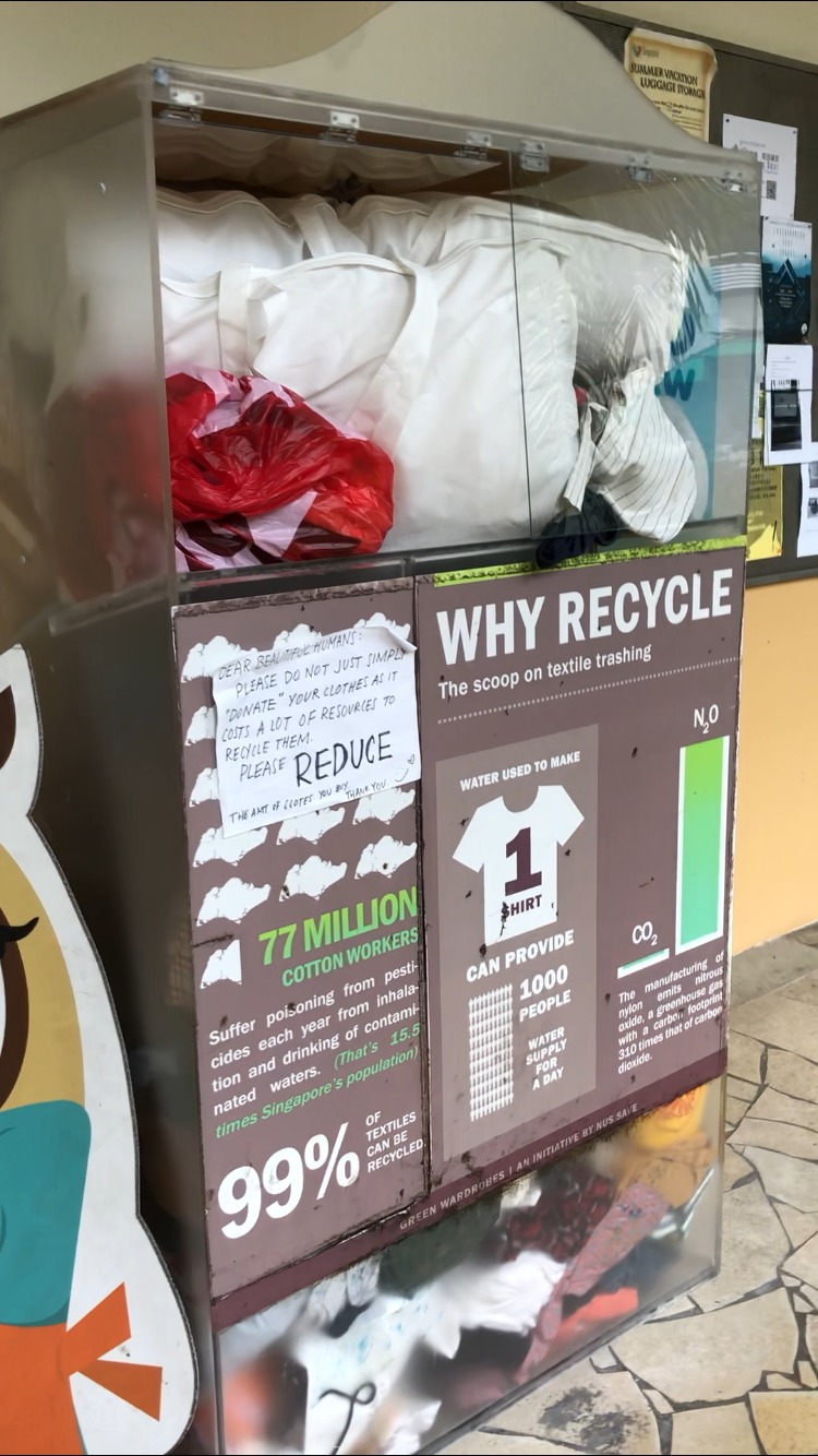 Partnering NUS Environment Group – 'Green Wardrobe'